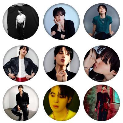 China The Other Kpop Idol Group Bangtan Boys Jimin Pin Badge Tinplate Badge Button for sale