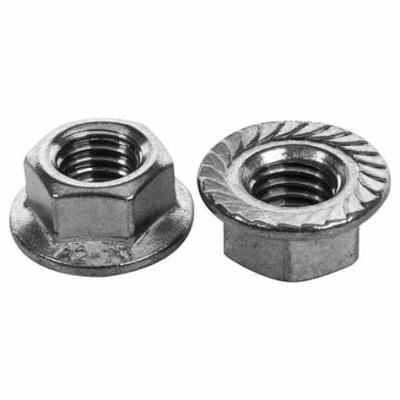 China Heavy industry factory direct sales steel nut manufacturer hexagon flange nuts non standard nut can be customized for sale