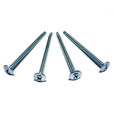 China Pan Chinese manufacture drywall screws with white or black zinc phosphated for sale