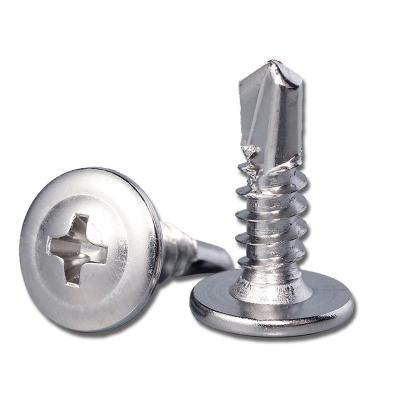 China Self Tapping Self Tapping Screw Joint Head Stainless Steel Big Head Dovetail Self Tapping Dovetail Flat Cross Round Drilling Dovetail for sale