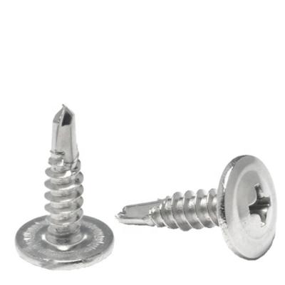 China Chinese truss head carbon steel screw self-drilling phillip truss manufacturing white zinc for sale