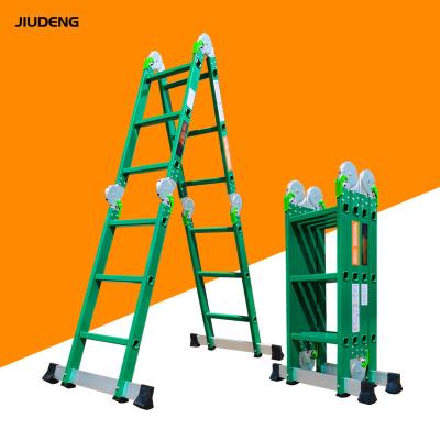 China Folding Ladders Red Yellow Green Orange Black ... Many Different Color Coated Aluminum Versatile Folding Ladders for sale