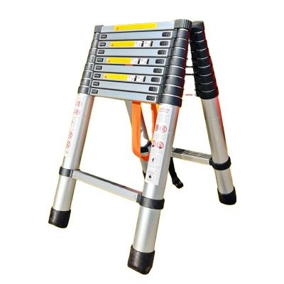 중국 Telescopic Ladders Aluminum Extendable Ladder Double Side Equilateral Telescopic Ladder(1.5mm) Safety and Durable Ladder made in China 판매용