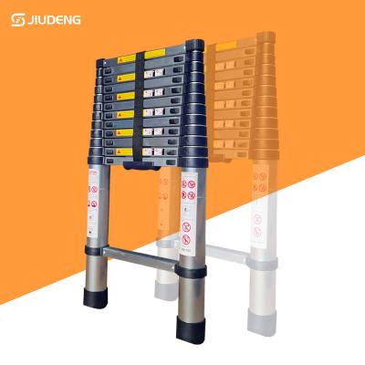 China Folding Ladders 2022  Single Straight Aluminum Alloy Folding Telescopic Ladder for sale