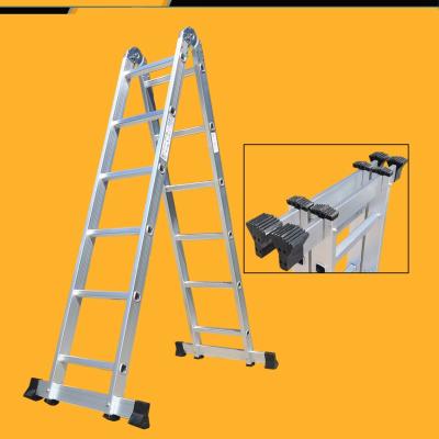 China Folding Ladders Double Sided Aluminum Ladder 5+5 6+6 7+7 8+8 9+9 10+10 Steps for sale