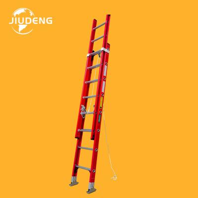 China Folding Ladders Extensible Fiberglass Insulation Step Ladder 4.8m 6m 7.2m 8.4m 9.6m 10.8m 12m length for sale