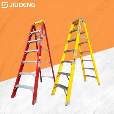 China Folding Ladders Escalera FRP Escalera fibra de vidrio plegable Escaleras 1.8m 2.1m 2.4m2.7m 3.0m 3.6m for sale