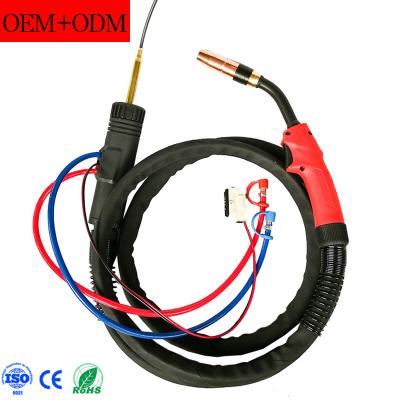 China CNAWELD Water Cooled MIG Torch 4.5m AW5000 Welding Gun 1.0-1.4mm for sale