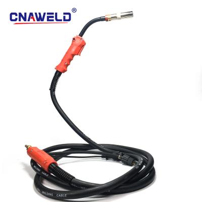 China Hot Popular CNAWELD Co2 Torch Welding Argon 5m P500A 500A With Euro Connector 1.2-1.6mm for sale