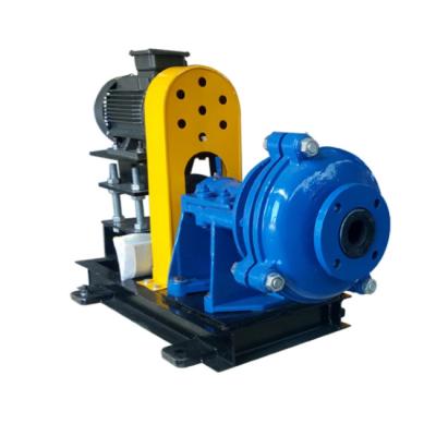 China Sandstone Slurry Pump Large Abrasion Resistance Corrosion Desulfurization Gravel Pump for sale