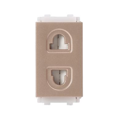 China Copper+Phosphor Copper+PC 2 pin socket with coating for sale