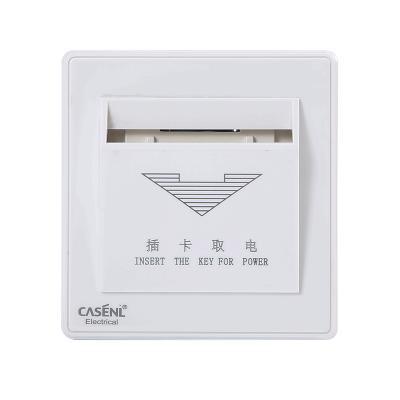 China HOME MINISTRY HOTEL Best Selling Electric Magnetic Wall Hotel Card Key Switch Insert Card Hotel Switch for sale