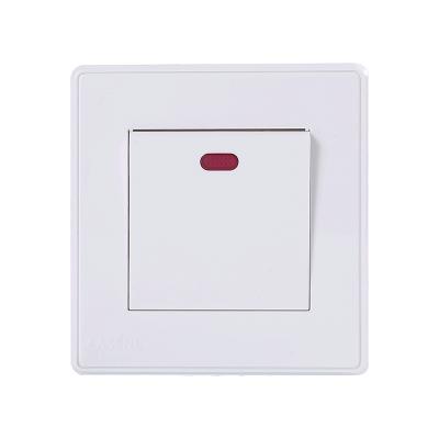 China MINISTRY OF INTERIOR HOTEL 20A DP Switch 86-*90mm PC Electrical Wall Switches Socket Wall Outlet Wall Lamp Switch for sale