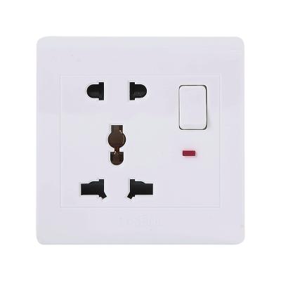 China Foshan Residential / General Purpose Electrical Outlets And Sockets Switch 2&3 Pin Plug for sale