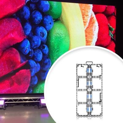 China Commercial Full Color Indoor Rental Led Display Ads Gloshine 4.8Mm P3.91 500X1000 Screen for sale