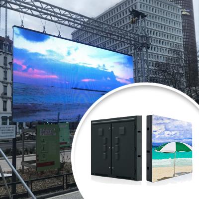 China Commercial advertisements quickly install FCC outdoor advertising p6 led display screen for sale