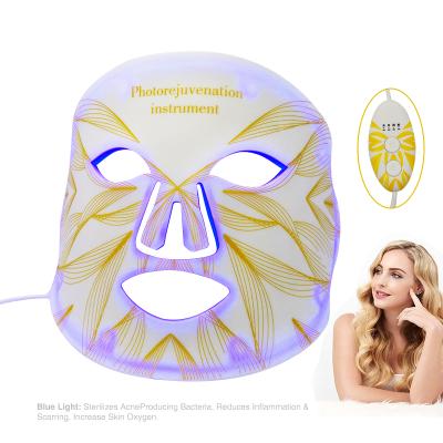 China Skin Tighten Led Light Therapy Led Facial Beauty Mask Spa For Silicone Led Light Face Mask for sale