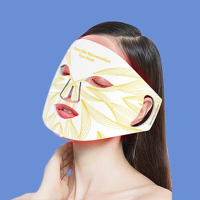 China Skin Tightening 2022 Hot Personal Beauty And Health Flexible Silicone Led Mask / Light Therapy Mask Lead Facial Silicone for sale