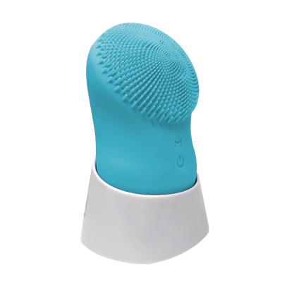 China High Quality Acne Brush Silicone Face Brush Vibrating Ultrasonic Cleaning Vibration 2 Hours 100*60*50mm 500mah 90mins 5V-1A USB for sale