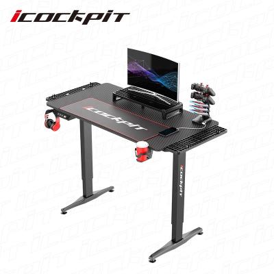 China (Height)Electric Adjustable Height Adjustable Icockpit Height Table Position Free Standing Desk Desk For Electronic Competition for sale