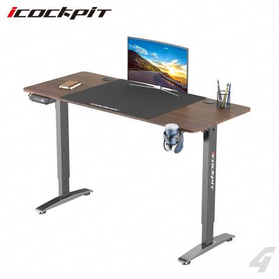 China Desktop PC Height Icockpit Adjustable (Height) Standing Table Popular Adjustable Electric Standing Desk Younger Design for sale