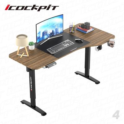 China (Height) Saitu Adjustable Motorized Electronic Adjustable Table Desk Position Smart Standing Desk for sale