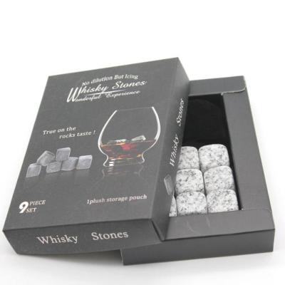 China Sustainable /marble Wine Granite Set Gift Ice Stone Cooling Cube for sale