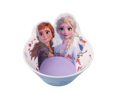 China Disney Sustainable Bowl, Cartoon Melamine, Dinnerware, Tableware, Dining Ware, Penny, Noodle, 3Dshape, Mickey, Frozen, Mike, Aurora, Donald, Elsa, Anna for sale