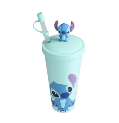 China Disney Products Point Cups Viable Children's Cold Straw Toy Tableware Cup Doll Drinks Interesting Fascination for sale