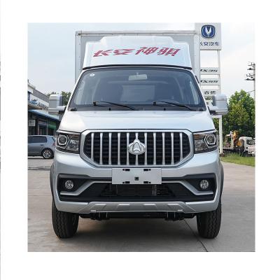 China Fabric Changan 2023 small freight truck express company logistics market cargo transport commercial box trucks for sale