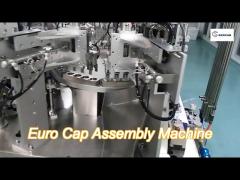 Euro Cap Double Port Cap Assembly Machine AC380V 50Hz In Stainless Steel Material