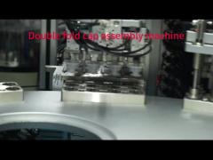 Double Fold Infusion Cap Assembly Machine