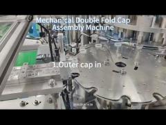 Mechanical Double Fold Cover Assembly Machine