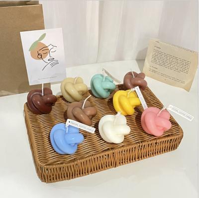 China Parties Wholesale NEW Handmade Colorful INS Ball Scented Soy Wax Candles for sale