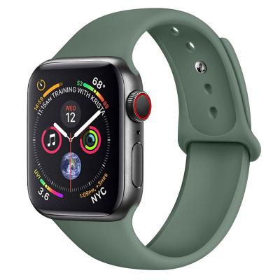 China HUNSUN AWB-SP Smart Strap Silicone Rubber Strap For Apple Watch 1/2/3/4/5 iWatch for sale