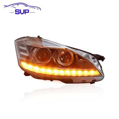 China Automotive Led Headlight Full LED Dynamic Rise Headlight Assembly For Benz S Series W221 Headlights 2008-2010 Head Light Plug And Play for sale