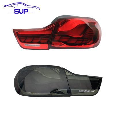 China Reverse Turn Brake Current (Reverse: White. Turn: Yellow. Brake: ) Full Plug & Play Red LED Flow Tail Light Taillight For F32 F36 Series Rear Tail Light Lamp 2014- 2018 BMW 4 for sale