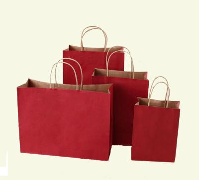 China Craft Recyclable Durable Recyclable Paper Bag For Shopping for sale