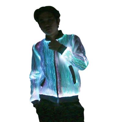 China Viable Hot Selling High Quality Wholesale Cool Party Luminous Led Luminous Glowing Light Praise Jacket for sale