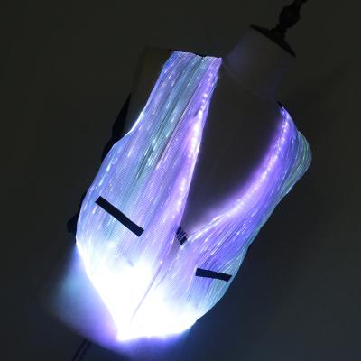 China Hot Sale Luminous Led Glow In The Dark Luminous Led Vest for sale