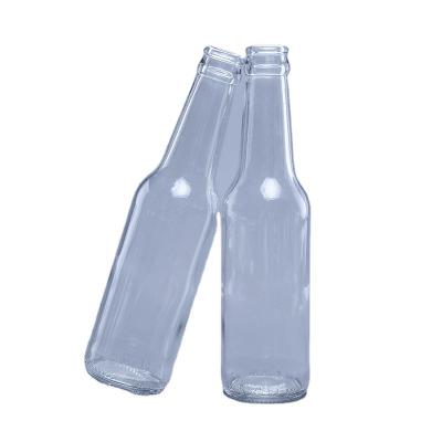 China Wholesale Beverage Most Popular Beverage Clear Transparent Glass Beer Bottle 250ml 330ml 520ml 510ml 650ml 1000ml for sale