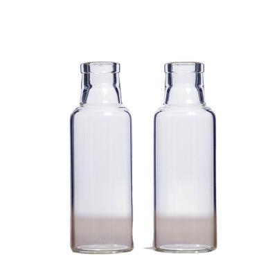 China Pharmaceutical Medicine 12ml 26ml 18ml 30ml 14ml 36ml 44ml Clear Borosilicate Molded Injection Glass Bottle for sale