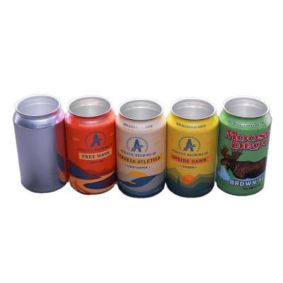 China Healthy Wholesale 250ml 330ml 500ml Empty Custom Printed Aluminum Zip Top Drinks Box For Beer Drinking Packaging for sale