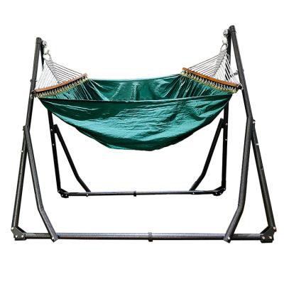 China 2021 New Style Convenient Foldable Outdoor Hammock Swing Chairs With Stand for sale