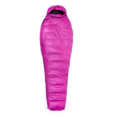 China High Quality Mummy Duck Down Mummy Sleeping Bag for Simple Winter Cold Camping for sale