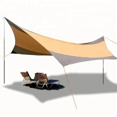 China Hot Selling 190T Polyester Amazon Rain Fly Camping Tarp for sale