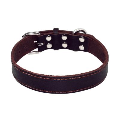 China Viable Factory Professional Genuine Leather Custom Wholesale Collars for sale