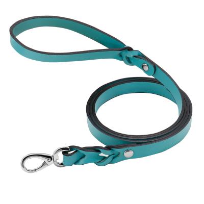 China 2020 Sustainable High Quality Hot Selling Customized Durable Genuine Leather Dog Leashes for sale