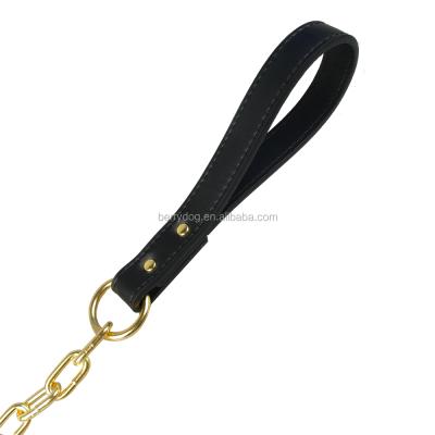 China China Viable Wholesale Gold Products Dog Chain Leash for sale