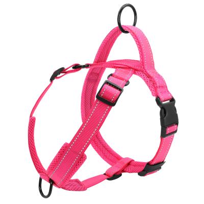 China 2020 DETACHED Reflective Nylons No Pull Pet Harness Vest Pug Dog Harness Small Large for sale